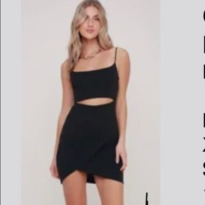 Lulu’s Black Cutout Bodycon Dress